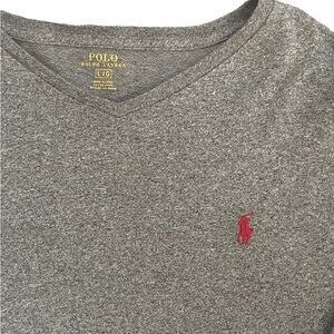 POLO Ralph Lauren Long Sleeve V-Neck T-Shirt-Mens L